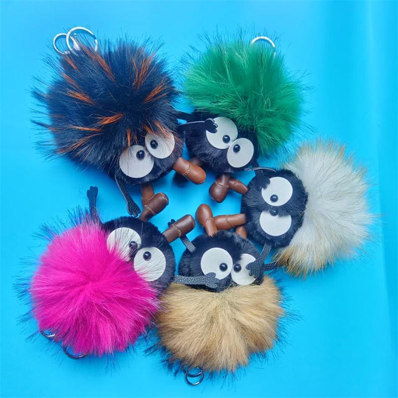 4-дюймовый плюшевый кулон Милая кукла-кролик Брелок Кукла Подвеска для сумки Плюшевая подвеска