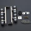 Hardware Slide Doors Pulley, Sliding Doors Hanging Rail Wheel, Small Size, 1 Sets ,for One Door 30 * 30 Hanging Rail