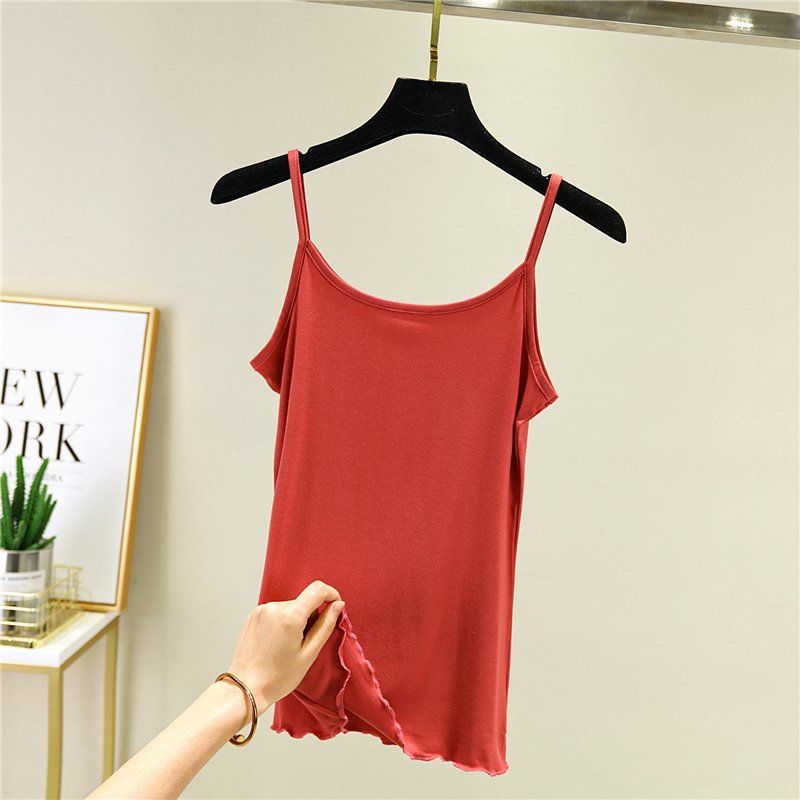 Модальный жилет на подтяжках, женский летний тонкий большой свободный топ, сексуальные подтяжки