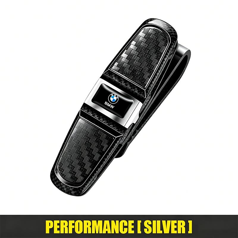 BBIP8 M Car Auto Sun Visor Glasses Box Universal Sunglasses Clip Card Ticket Emblem For BMW G80 G07 G42 G14 G15 G16 E46 E90 F20 E60