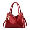 Women's Bag Soft Leather Mother Bag Korean Version New Fashionable and Simple Middle-aged Women's Bag Large-capacity Handbag