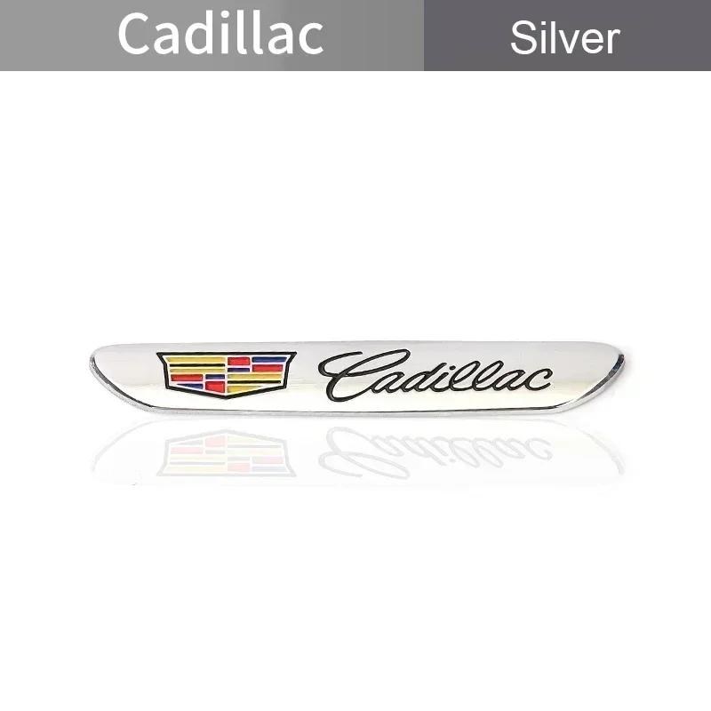 Для Cadillac ATS BLS CT4 CT5 CT6 CTS ESCALADE SLR SRX STS XLR XT4 XT5 XT6 XTS 1 шт. Боковые эмблемы на кузов автомобиля Наклейки-значки на крыло