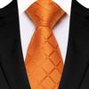 Single Color Mens Necktie Satin Groom Jacquard Luxury Plaid & Checks Ties  Party Accessories