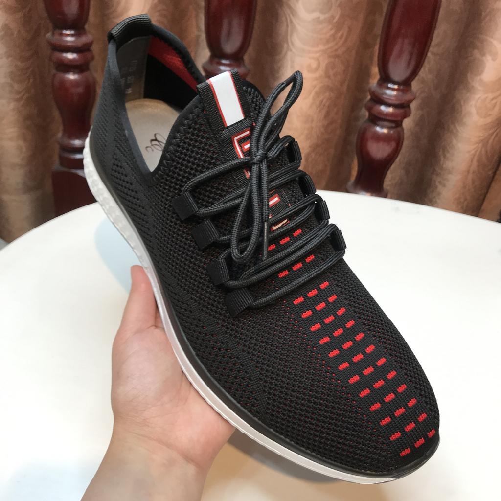 Men's Shoes Casual Shoes Spring and Summer New Fly-woven Shoes Breathable Running Shoes Coconut Shoes Travel Shoes Trendy Shoes One Piece 2025