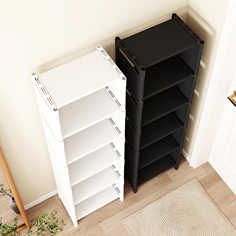 Adjustable 6/8 Tier Metal Shoe Rack - Portable Entryway Storage Shelf, Suitable for Dorm and Home, Multi-Layer Sneakers & Footwear Storage Solution