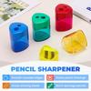 4 Pcs Multi-Color Handheld Sharpener 2-Hole Design Pencil Sharpeners Dual Holes Sharpener  Student