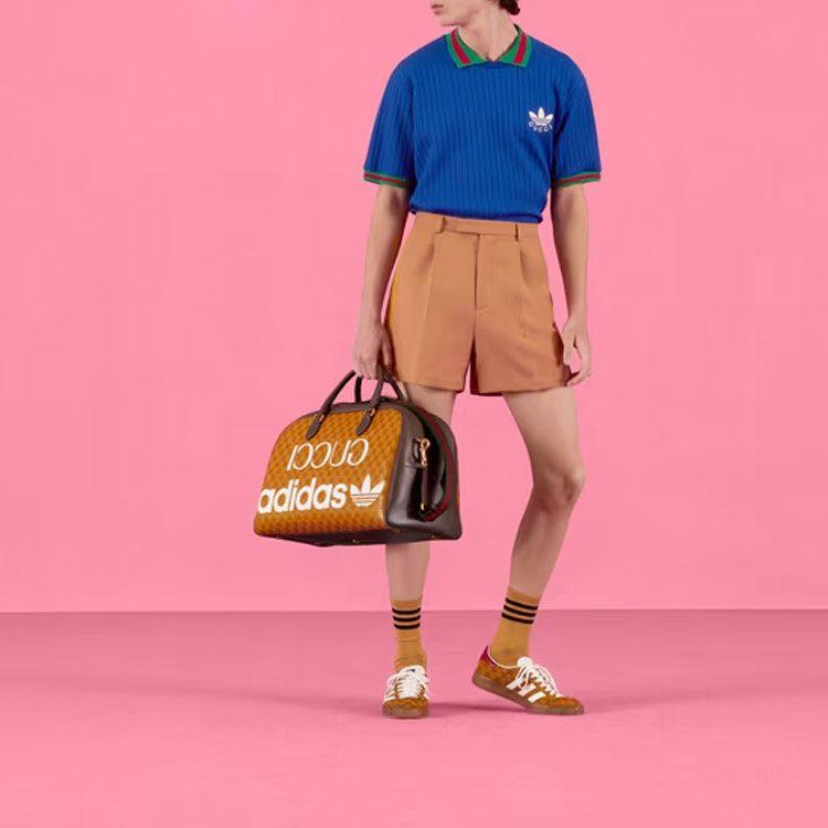 Gucci X Adidas Originals GUCCI X ADIDAS SS22 Шорты Мужские Оранжевые 691437-ZAJRT-2190