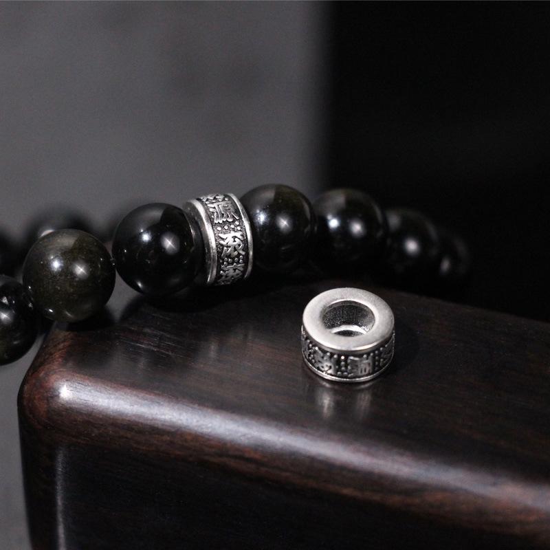 Не линяющий разделитель-бусина «Катящееся богатство» для плетения и нанизывания: Буддийские четки Кристалл Спичка, Круглое бегущее кольцо