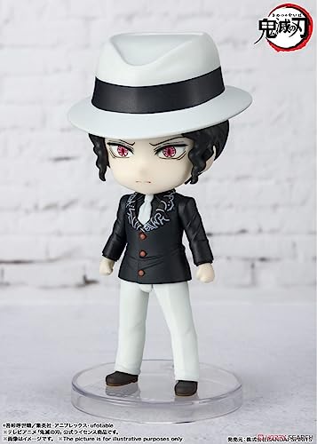 TAMASHII NATIONS Figuarts Mini Demon Slayer: Kimetsu No Yaiba Muzan Kibutsuji, Approximately 90mm, PVC & ABS Painted Action Figure