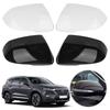 Крышка бокового зеркала заднего вида левая правая для Hyundai Grand Santa Fe XL 2017 2018 г. глянцево-черная/грунтованная белая