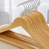 Деревянная вешалка для пальто, нескользящая, вешалка для одежды, вращающаяся на 360 градусов, вешалки для костюмов для дома 44,5 см