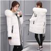 Woman's Fashion Winter Jacket Fur Collar Hooded Cotton Coat Ladies Warm A Word Cloak Type Jacket
