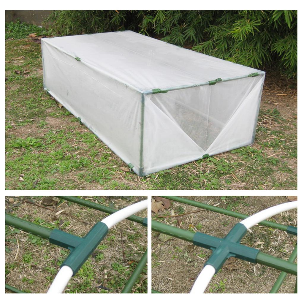 12 шт. 16 мм Садовый соединитель для каркаса Пластиковые соединители для каркаса теплицы для винограда Солнцезащитный навес