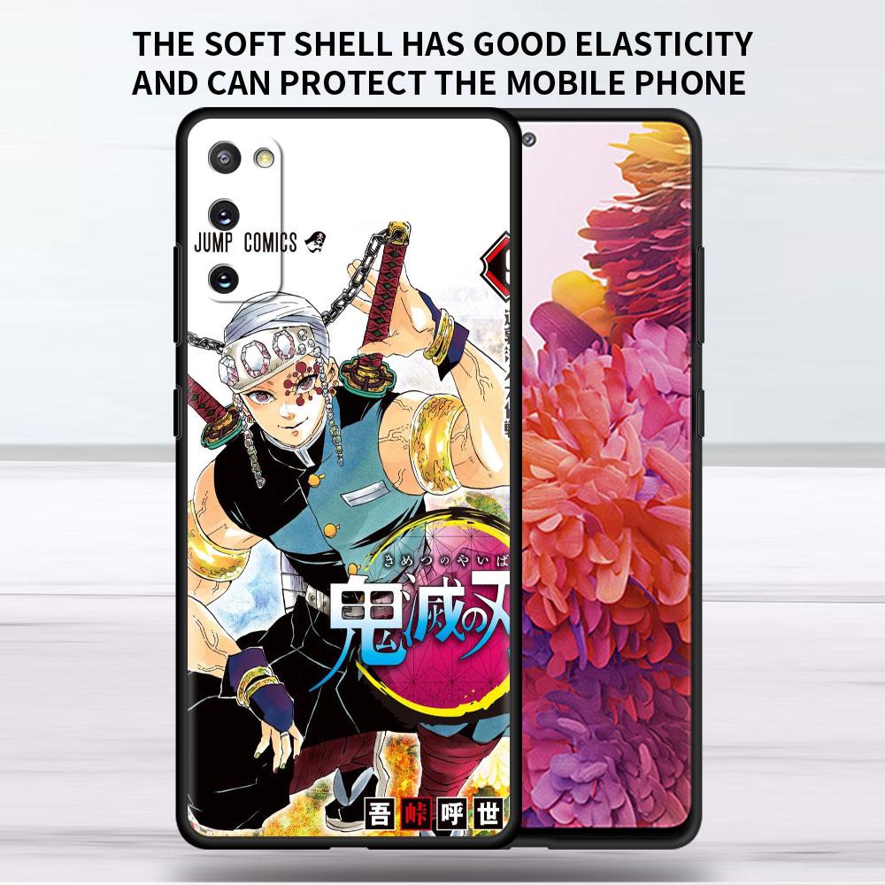 Мягкий чехол для Samsung Galaxy Note 20 Ultra 10 Plus Lite A50 A70 A20 A40 A20e 9 8 A60 A10e Funda Чехол для телефона Demon Slayer Shell