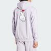 adidas Толстовка с капюшоном Originals X Mickey Mouse SS24 с узором в виде перчаток и тремя полосками, мужская толстовка серебристого цвета IY2273