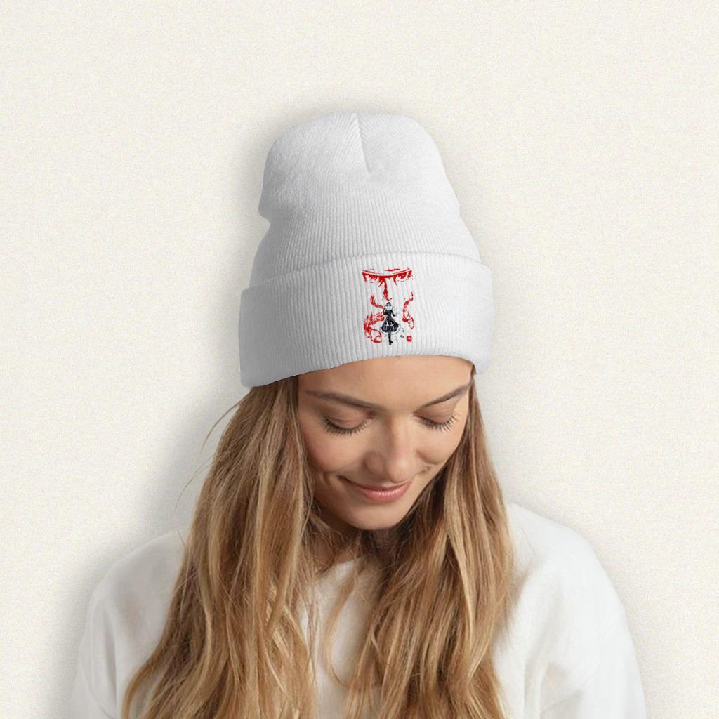 Вязаная шапка Bandit Leader Phantom Troupe для женщин, унисекс, шапочки Skullies, осенне-зимняя шапка, теплые шапки из полиэстера