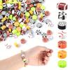 12/24/36 Sports Mud Beads, Sports Beads, Jewelry, Sports Ball Beads, Baseball, Softball, Football Beads, Keychain, Round Beads, DIY Crafts Bracelet
