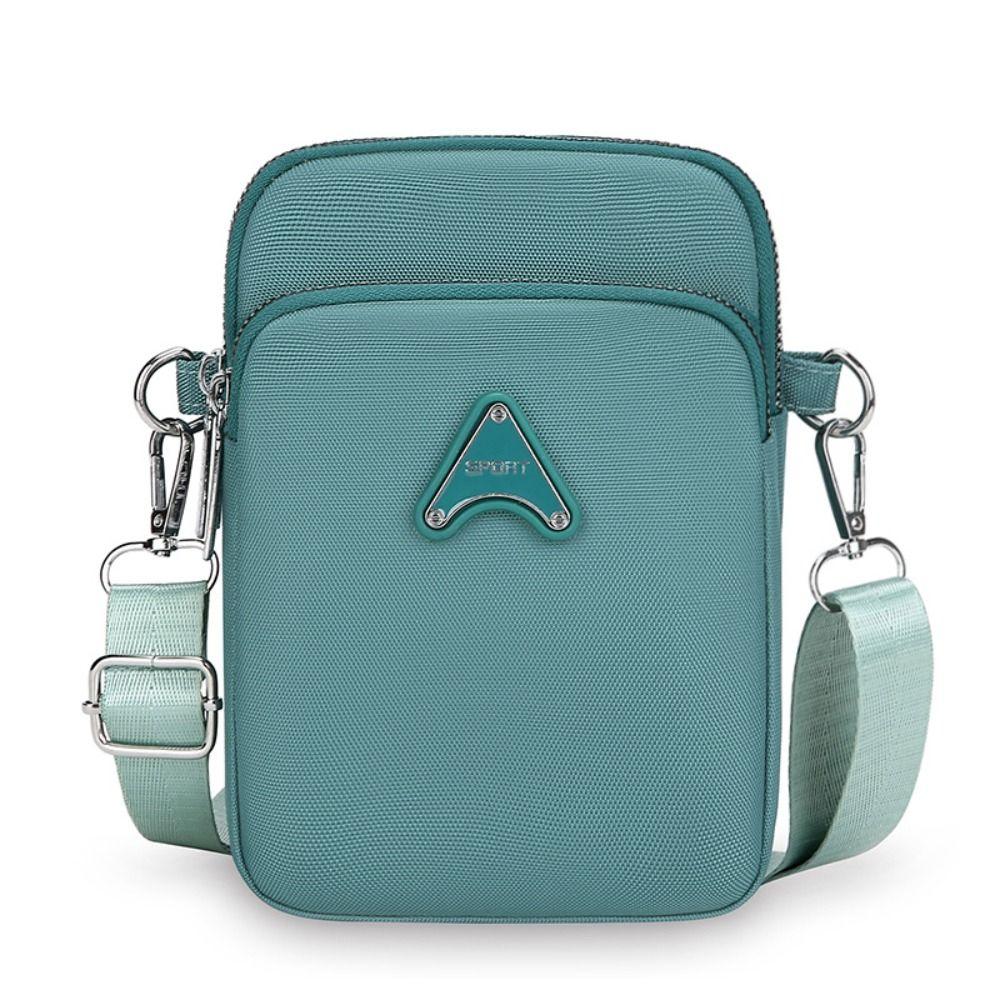 Multifunction Crossbody Bag Nylon Small Phone Bag Simple Canvas Shoulder Bag  Daily