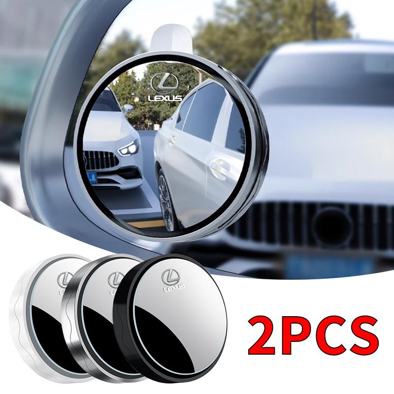 New Car Auxiliary Rearview Mirror Wide-angle 360° Adjustable For Lexus ES