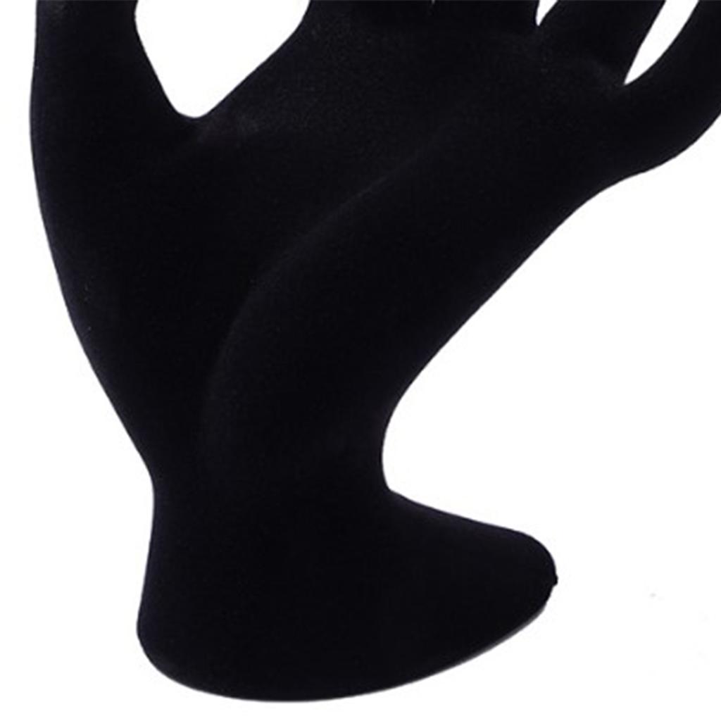 Mannequin Hand Jewelry Display Holder Stand Store Resin Black Elegant Bracelet Necklace Ring