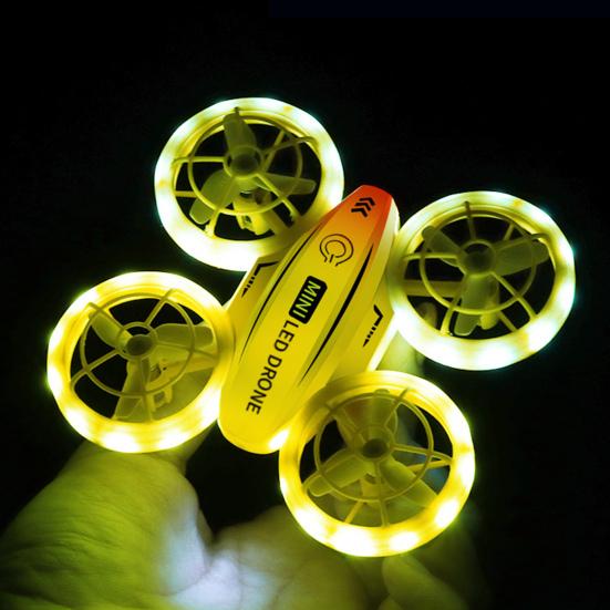 Kids Mini Drone Remote Control Colorful LED Quadcopter 360° Flip Children Shockproof