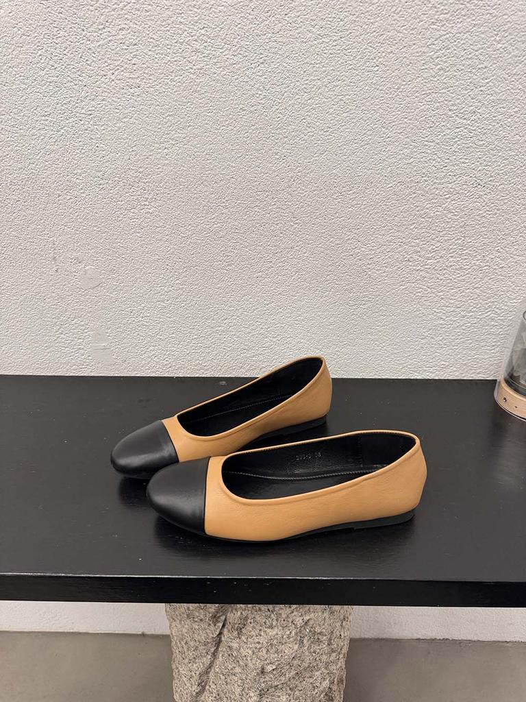 Fashion Round Toe Women Loafers 2024 New Arrivals Autumn Spring Dress Shoes Black Beige Brown Low Heeled Shallow Casual Mary Janes Mules