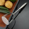 304 Stainless Steel Potato Masher Long Handle Food Grade Multifunctional Manual Carrot Vegetable Food Mashing Tool Kitchen Gadgets