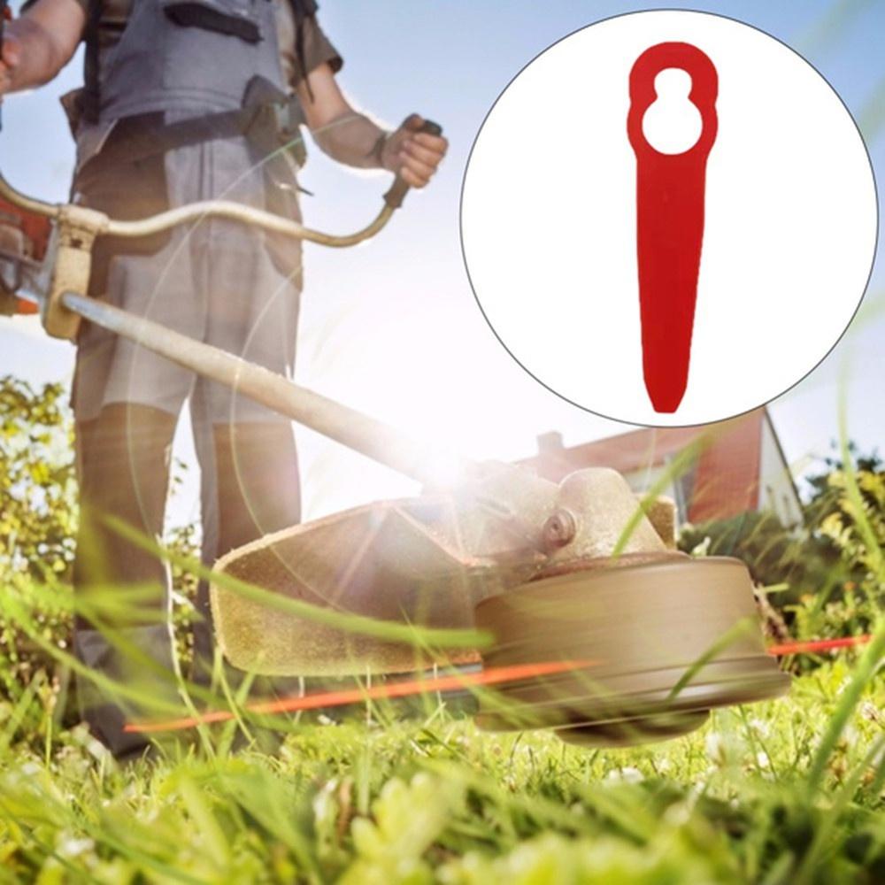 200/100/50/10 шт./упак. лезвие для триммера для травы, нож для садового инструмента, пластиковые режущие лезвия для триммера для травы, запасная часть кустореза