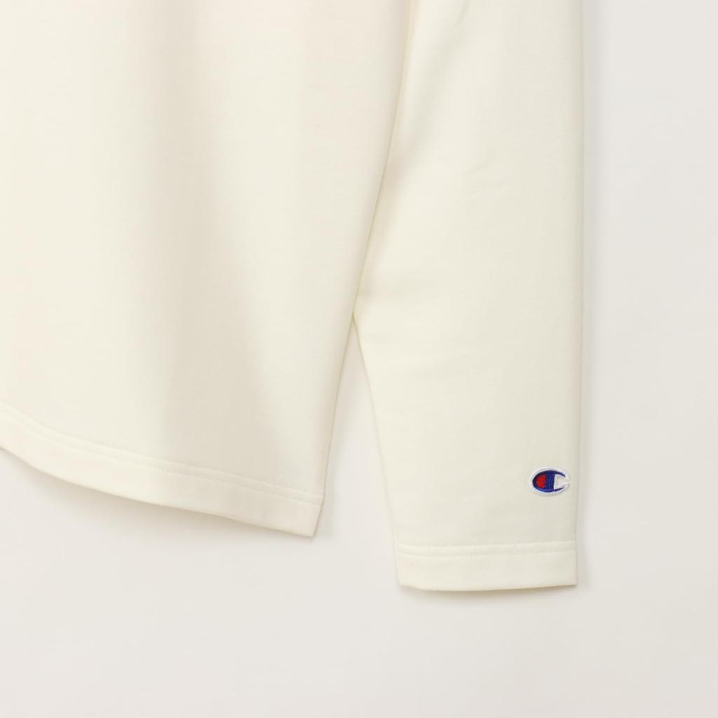 Champion Long Sleeve Mock Neck UV Quick Men's Shirt, Protection, Drying, Warm, Stretch, One-Point Logo, Golf, C3-AG406-020-L