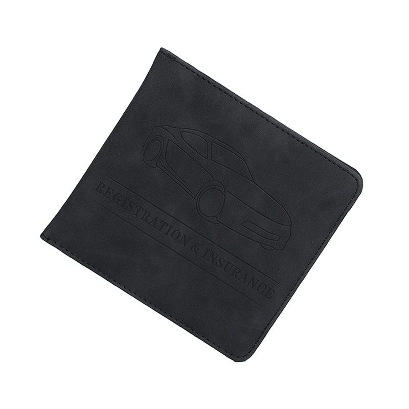 PU кожаный держатель для страховки автомобиля, чехол для водительских прав, сумка для хранения автодокументов, держатель для кредитных карт, чехол-кошелек