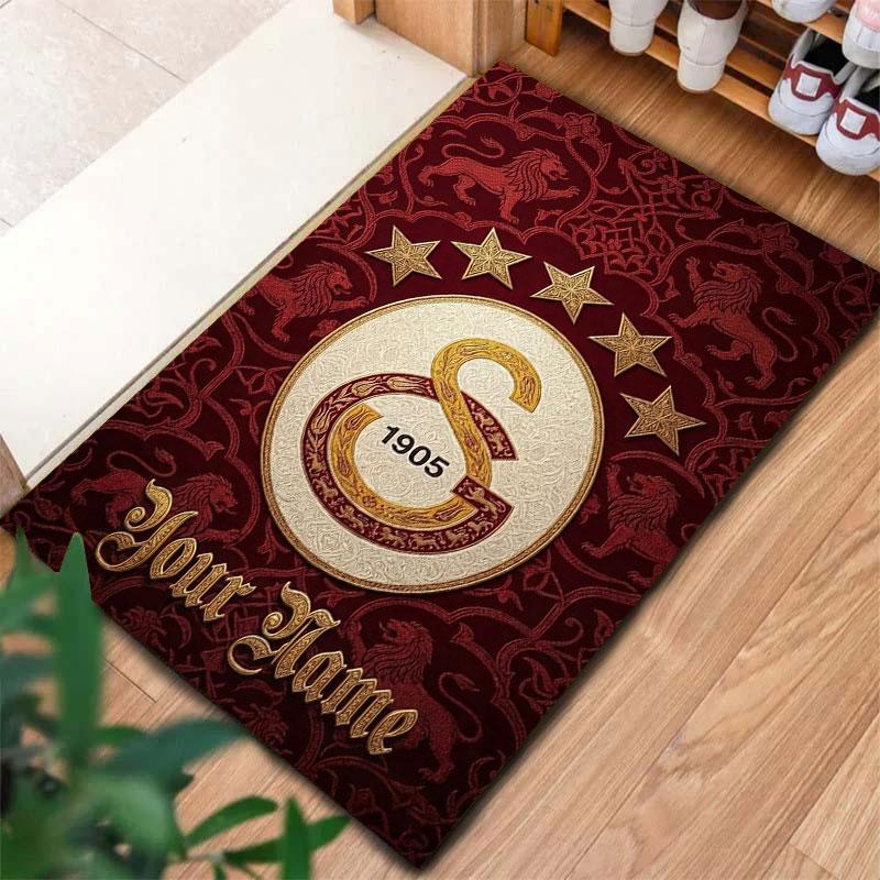 Ковер Galatasaray S с индивидуальным именем для гостиной, спальни, дома, украшение дивана, детский игровой нескользящий коврик