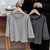 Kids' Long-Sleeved Striped T-Shirt for Boys and Girls - New Autumn/Spring Style