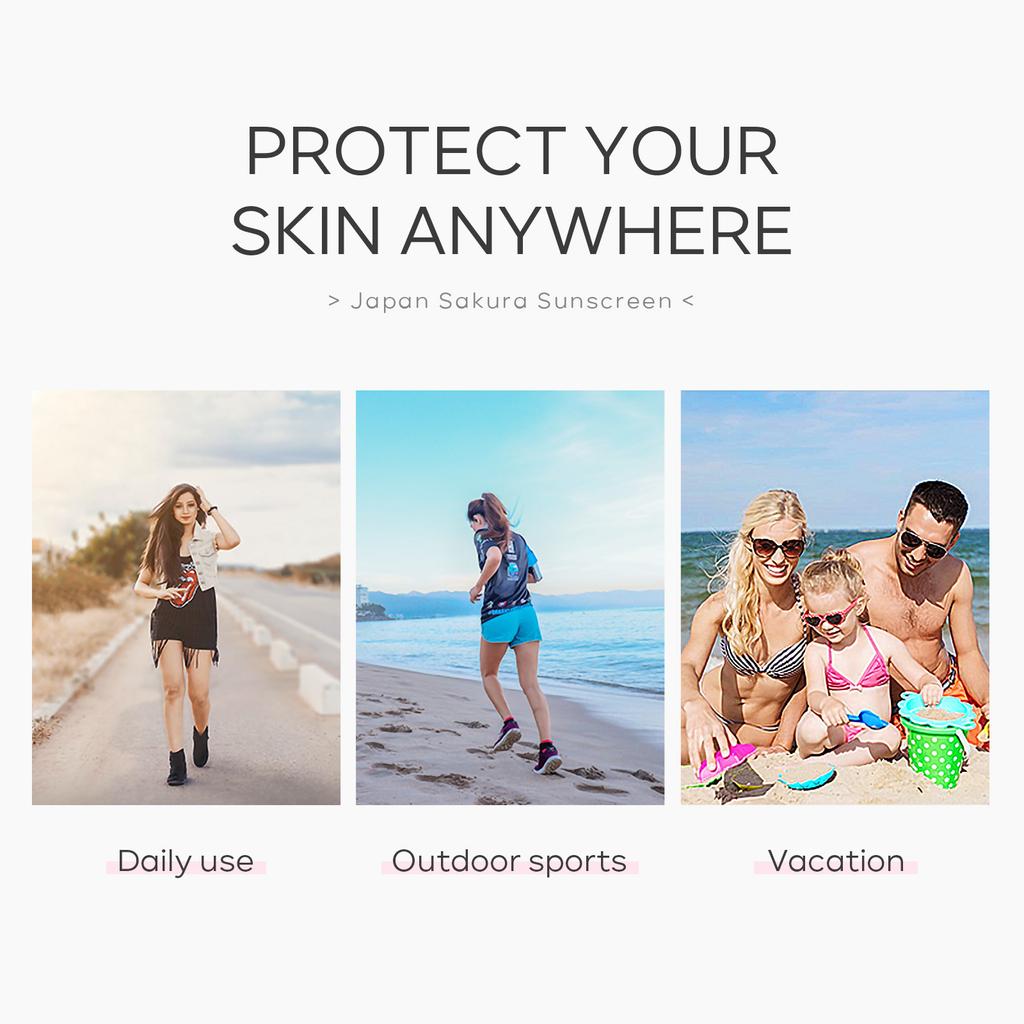 LAIKOU Солнцезащитный крем с цветками японской вишни 30 г Увлажняющий и изолирующий увлажняющий крем