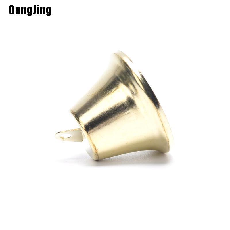 Металлические колокольчики на ёлку, 10 шт