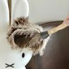 Duster Wooden Hand Household Ostrich Feather Fur Brush Ostrich Feather Brush Dust Removal Duster