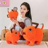 Handcrafted Chainsaw Man Pochita Plush Toy Stuffed Doll Irresistibly Soft Short Plush 10/25/40cm Throw Pillow Kids Birthday Xmas Gift