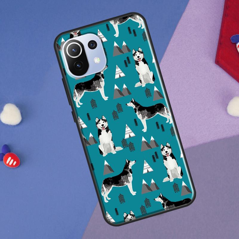 Siberian Husky Dog Cover For Xiaomi 14 Ultra 13 11T 12T 13T 14T Pro POCO X7 X6 Pro X3 X5 F3 F5 M6 F6 Pro Case
