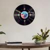 Vinyl Record Wall Clock High Accuracy Quiet Operation Battery Operated Music Room Decor Decoration Art Hanging Clock