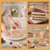100PCS Transparent Triangle Shape Mousse Surrounding Edge Cake Wrapping Tray  Mousse Desserts