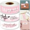120PCS/Roll 3inch Thank You for Your Orders Stickers Sealing Labels Small Business Packaging Decals Gift Wrapping Party Supplies