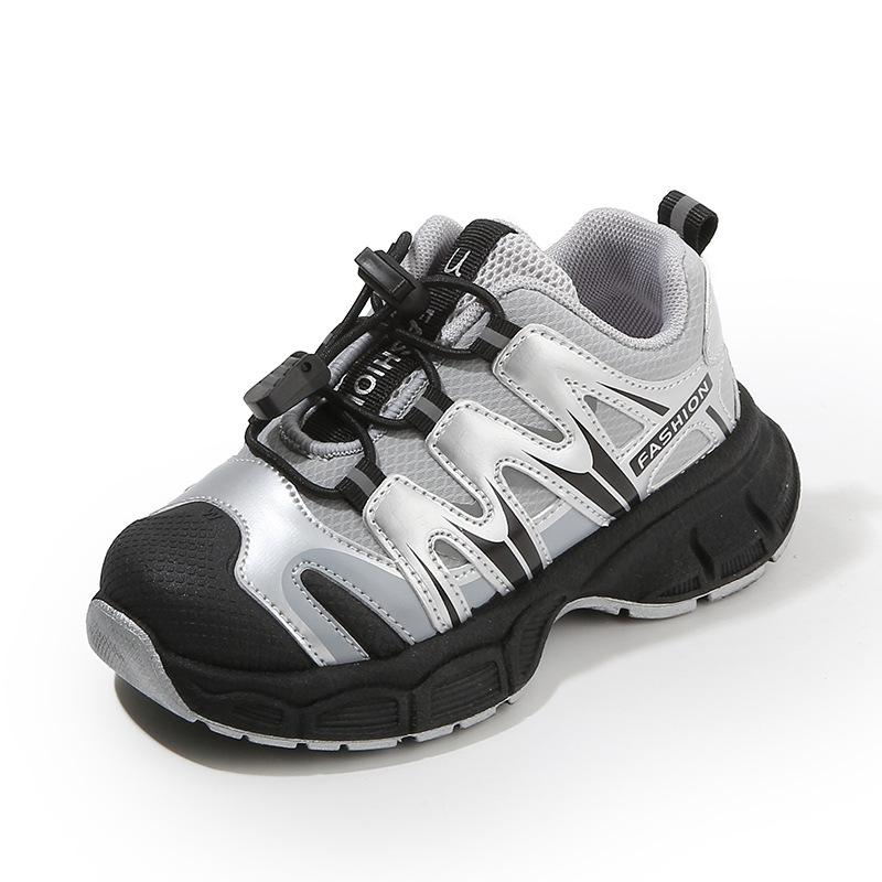 Детская спортивная обувь 2025 весна и осень новая обувь для пап для мальчиков корейская версия повседневной обуви для девочек на мягкой подошве детские кроссовки для бега