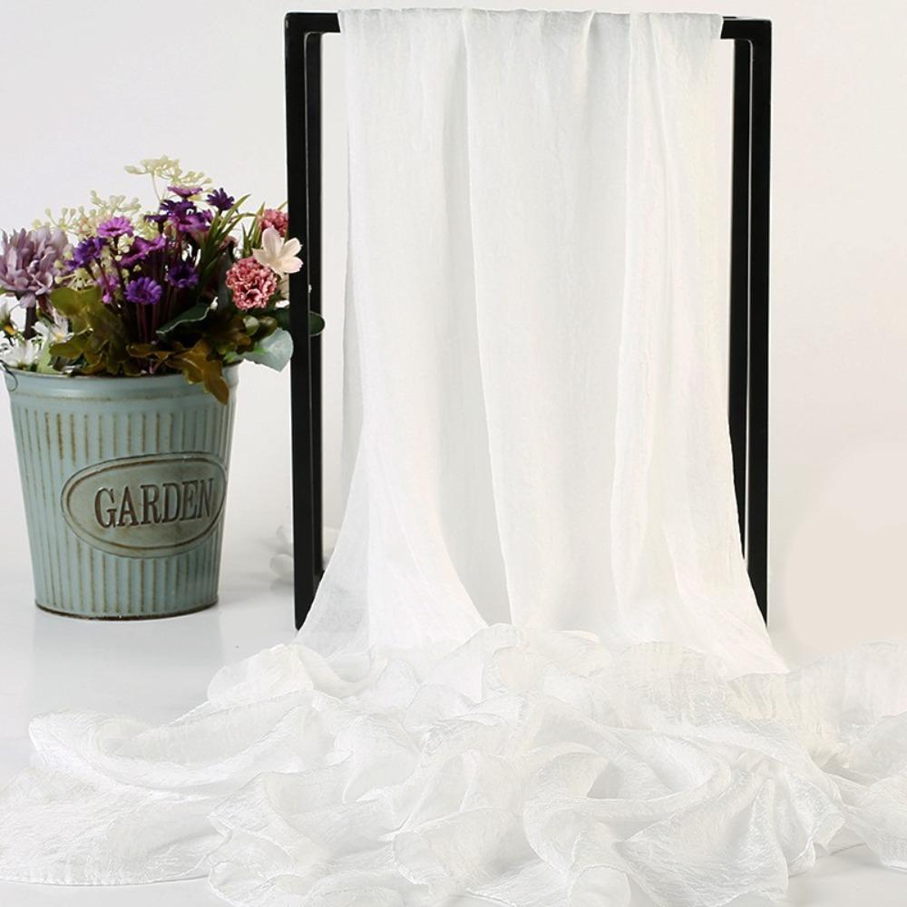 Solid Color Scarf Chiffon Fabric Beach Scarves New Headscarf  Gift