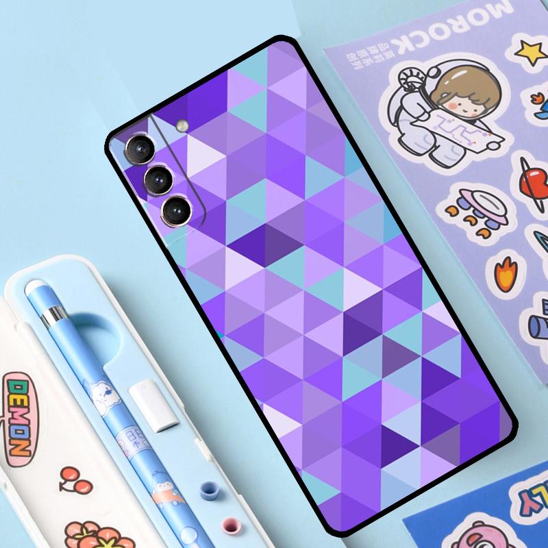 Геометрический Абстрактный Кристальный Чехол для Samsung Galaxy S23 S21 S22 Ultra Plus Note 10 20 S8 S9 S10 Plus S20 FE Чехол