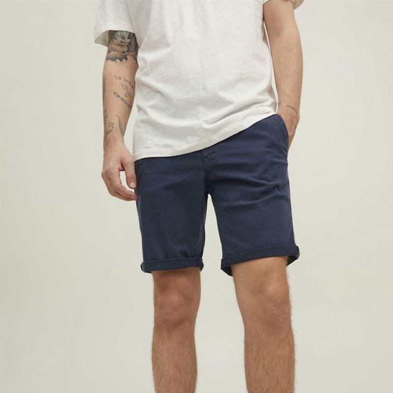 Men's Fred Regular Cotton Shorts with Hems JACK & JONES