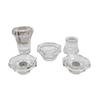 Crystal Buddhist Altar Accessories 7-Piece Set, Omoide No Akashi, Buddhist Altar Accessories, Hand-Held Memorial, Clear