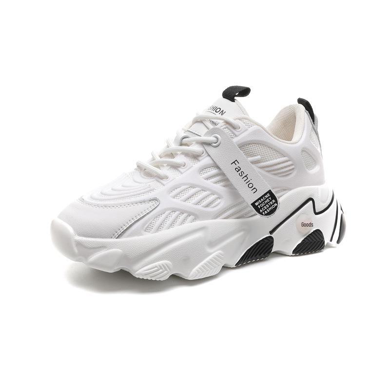 Women's Trendy White Dad Sneakers - Autumn 2025, Versatile, Breathable Casual Sports Style