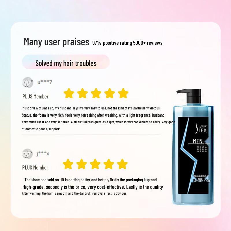 Sunsilk Men's Refreshing Anti-Dandruff Shampoo