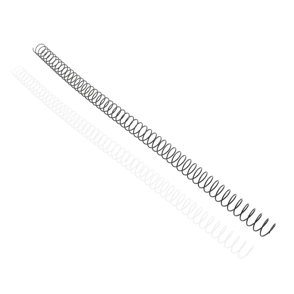100Pcs Single Loop Wire Binding Spines 12.7mm 1/2in 48 Teeth 4:1 Pitch 360 Degree 90 Sheet Capacity