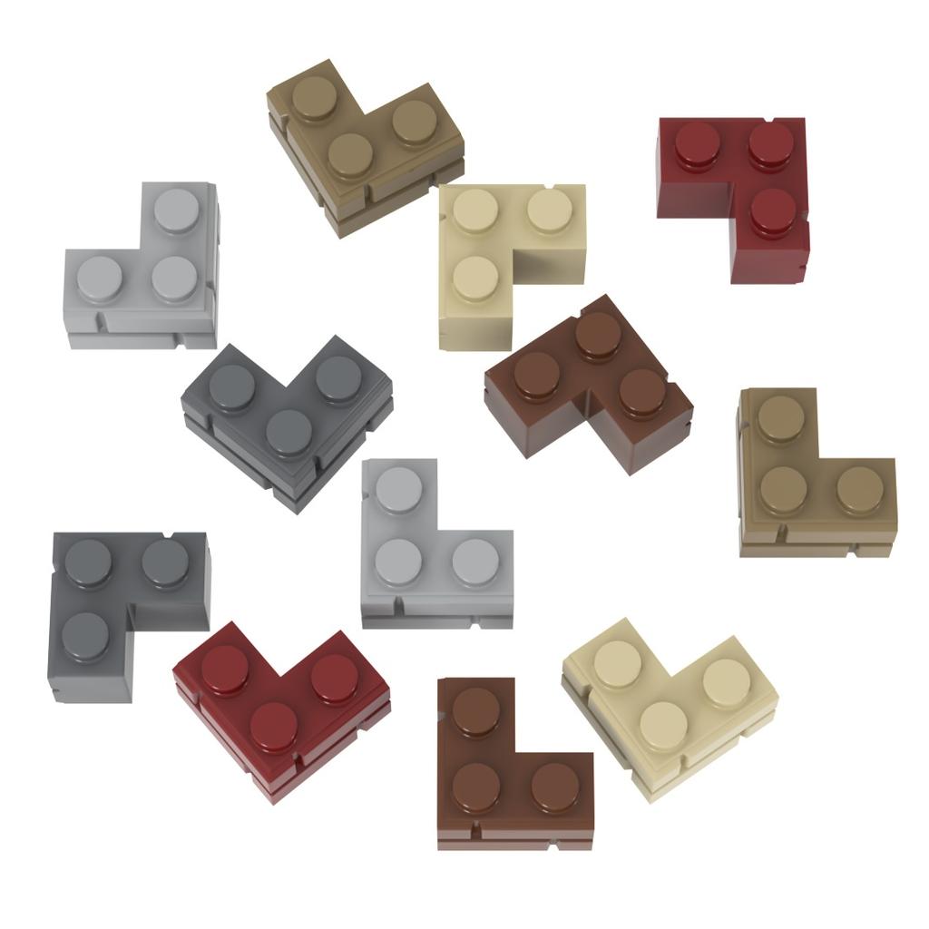 Masonry Wall Modified Bricks 15533 1x4 Toys Building Blocks Compatible Major Brand Profile Collection