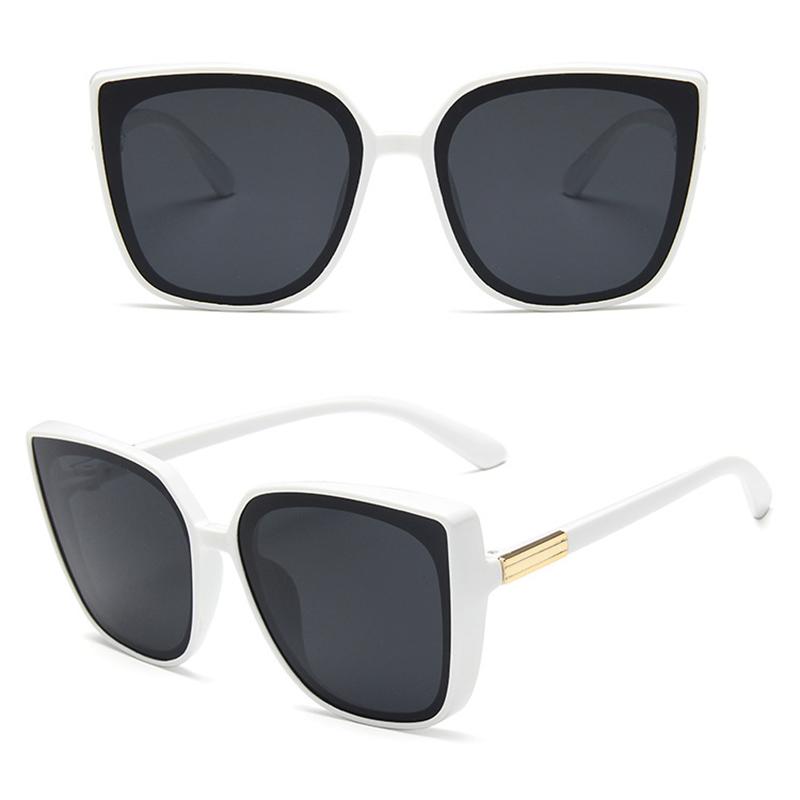 Очки Модные женские очки Большая оправа Винтажные солнцезащитные очки Очки кошачий глаз Крутые солнцезащитные очки
